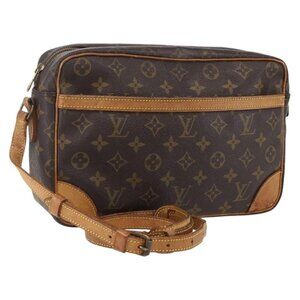 Authentic LOUIS VUITTON Monogram Trocadero 30 Shoulder Bag M51272 LV